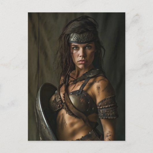 Wie Frau die Amazonas-Vibe kanalisiert Postkarte (Vorderseite)