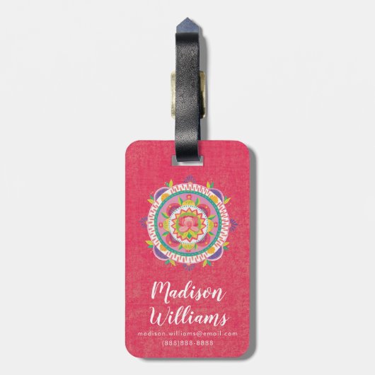 Wie Frida II Gepäckanhänger (Rückseite vertikal)