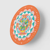 Wie Frida IV Runde Wanduhr (Winkel)