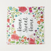 Wie Frida V | Zuhause-Bonbon-Zuhause Wandteppich (Vorderseite)