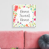 Wie Frida V | Zuhause Sweet Zuhause Leinwanddruck (Insitu (Wohnzimmer))
