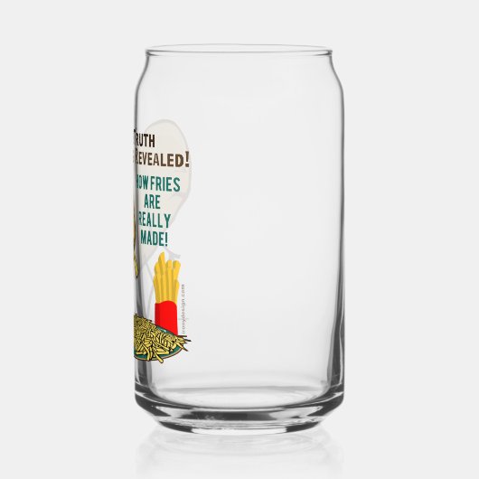 Wie Fries wirklich aus Kartoffeln gemacht werden Dosenglas (Links)