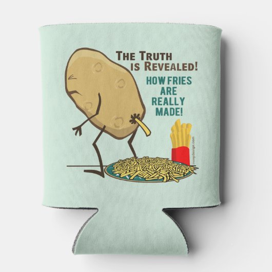 Wie Fries wirklich gemacht werden Dosenkühler (Rückseite)