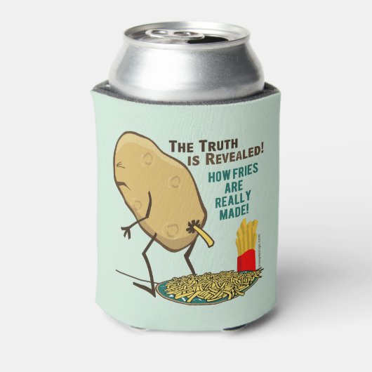 Wie Fries wirklich gemacht werden Dosenkühler (Kanne Rückseite)