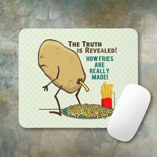 Wie Fries wirklich gemacht werden Mousepad