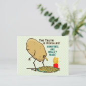 Wie Fries wirklich gemacht werden Postkarte (Stehend Vorderseite)