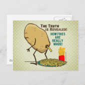 Wie Fries wirklich lustig gemacht werden Postkarte (Vorne/Hinten)