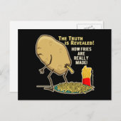 Wie Fries wirklich zum Spaß gemacht werden Postkarte (Vorne/Hinten)