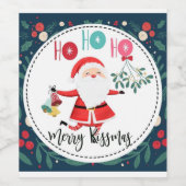 Wie fröhlich kissengeschenk für die Ehefrau eines Weinetikett (Einzelnes Label)