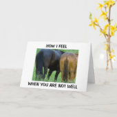 WIE FÜHLE ICH MICH, WENN DU NICHT GUT BIST? KARTE (Gelbe Blume)