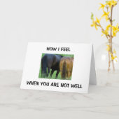 WIE FÜHLE ICH MICH, WENN DU NICHT GUT BIST? KARTE (Gelbe Blume)