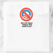 Wie funktioniert die hoffnungslose Veränderung für Runder Aufkleber (Tasche)