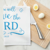 "Wie für mich und mein Haus" Küchenwäsche Teetüche Geschirrtuch (Viertel Falte)