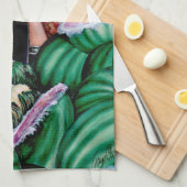 Wie gefällt dir diese Melone? Geschirrtuch (Viertel Falte)