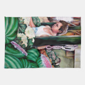 Wie gefällt dir diese Melone? Geschirrtuch (Horizontal)