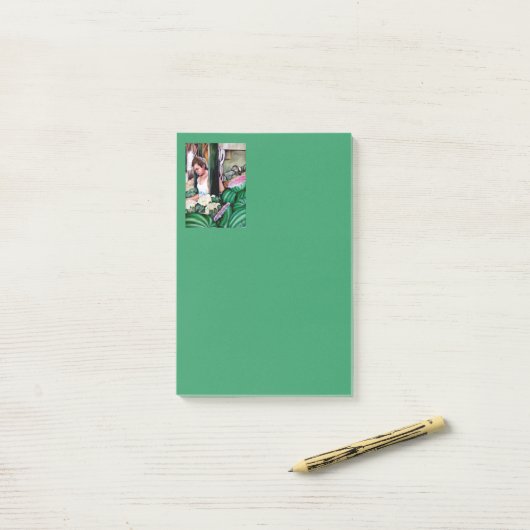 Wie gefällt dir diese Melone? Post-it Klebezettel (Auf Schreibtisch)