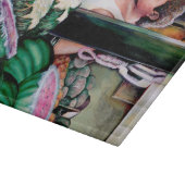 Wie gefällt dir diese Melone? Schneidebrett (Ecke)