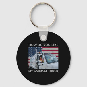 Wie gefällt Ihnen meine Garge Truck Trump-Fahrt in Schlüsselanhänger