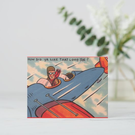 Wie gefiel Ya der Loop, Joe! Postkarte (Stehend Vorderseite)