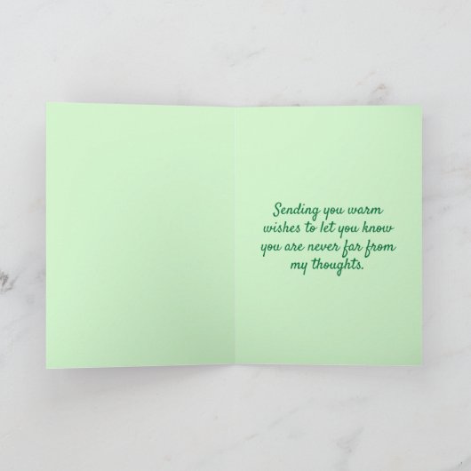 Wie geht es dir? Denken Karte (Innenseite)