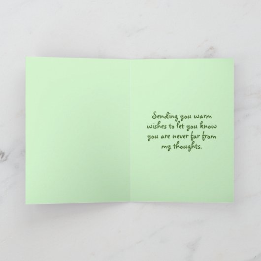 Wie geht es dir? Denken Karte (Innenseite)