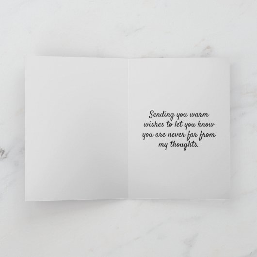 Wie geht es dir? Denken Karte (Innenseite)