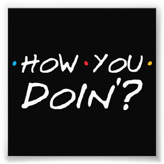 Wie geht es dir? fotodruck (Vorne)