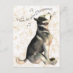 Wie geht es dir? Karte, Hallo Postkarte