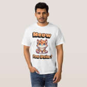Wie geht es dir? Niedlicher Funny Cat Pub für Heim T-Shirt (Vorne ganz)