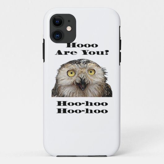 Wie geht es dir? Owl Wer bist du? Case-Mate iPhone Hülle (Rückseite)