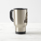 Wie geht es dir? Owl Wer bist du? Reisebecher (Vorderseite Links)