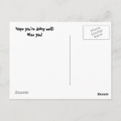 Wie geht es dir? postkarte (Rückseite)