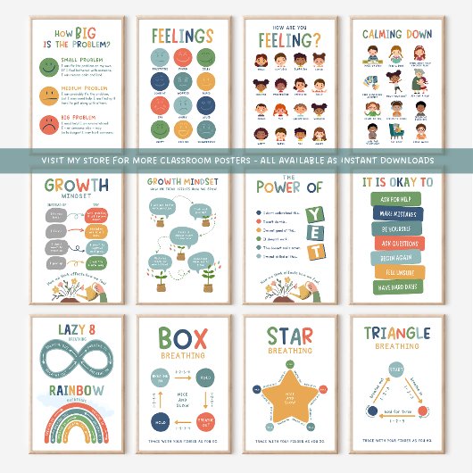 Wie geht es dir um das Gefühl-Klassenposter? Poster