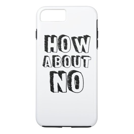 Wie geht es mit Nein? Case-Mate iPhone Hülle (Rückseite)