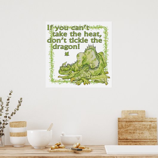 Wie geht es um das Geschäft? Poster (Küche)