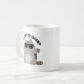 Wie geht's, es wird ein lustiger Cat Pun Kaffeetasse (Vorderseite Links)
