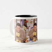 "Wie geht's?" Stilschlüpfen mit dem Joey-Kaffee Zweifarbige Tasse (Vorderseite Links)