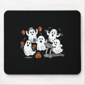 Wie Ghost Gym Halloween Shirt Fitness Weig Mousepad (Vorne)
