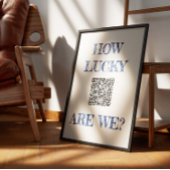 WIE GLÜCK WIR drucken, Werteplakat (Matte) Poster