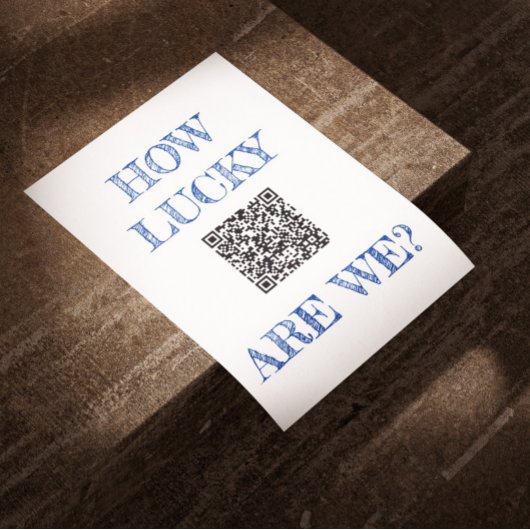 WIE GLÜCK WIR drucken, Werteplakat (Matte) Poster