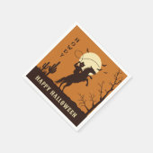 wie glücklich halloween serviette (Ecke)