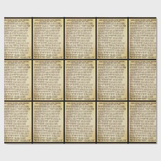 Wie glücklich Sie mich machen Geschenkpapier (Flach)