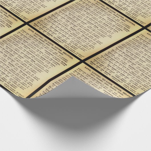 Wie glücklich Sie mich machen Geschenkpapier (Ecke)