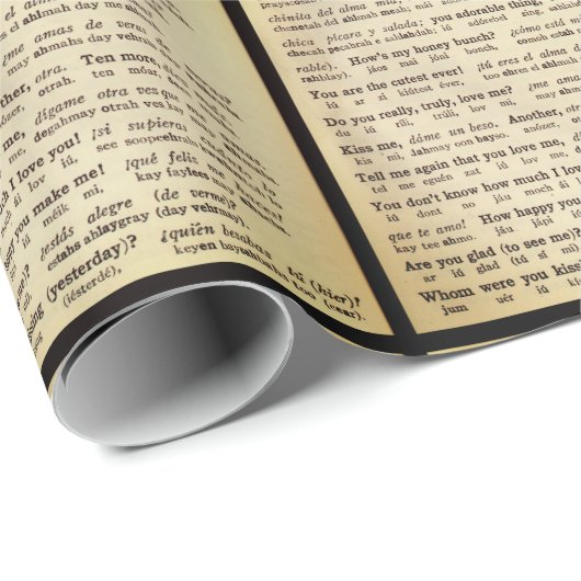 Wie glücklich Sie mich machen Geschenkpapier (Rolleneckpunkt)