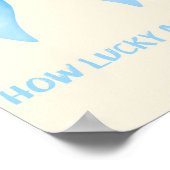 Wie glücklich sind wir, trendige Wall Art Poster z (Ecke)