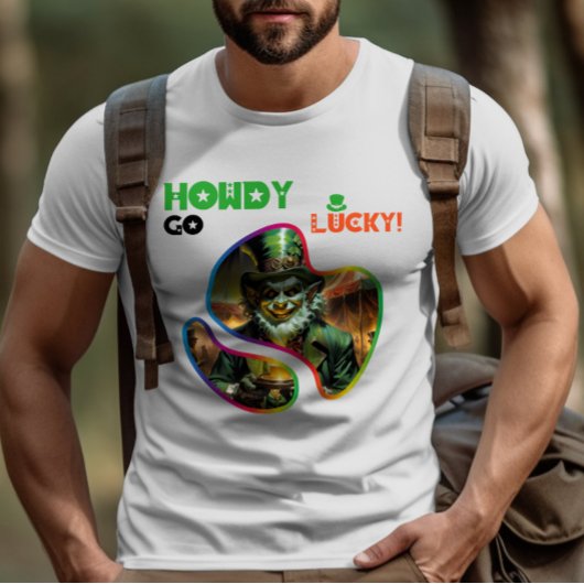 Wie glücklich! - Verborgene Leprechung T-Shirt