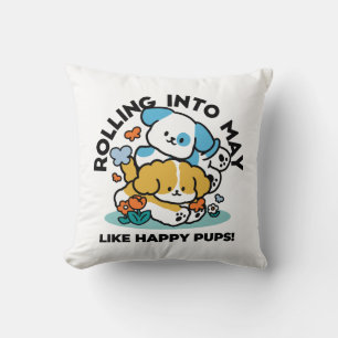 Wie glückliche Jungtiere in den Mai rollen - Niedl Kissen