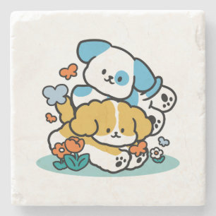 Wie glückliche Jungtiere in den Mai rollen - Niedl Steinuntersetzer