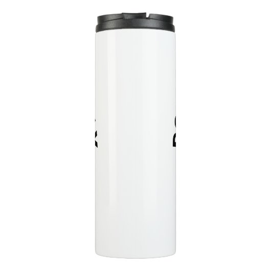 Wie glückliche Jungtiere in den Mai rollen - Niedl Thermosbecher (Rückseite)