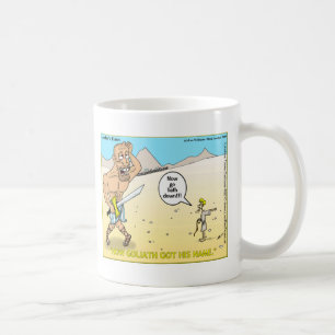 Wie Goliath seinen Namen Funny Mugs T-Shirts & Ges Kaffeetasse
